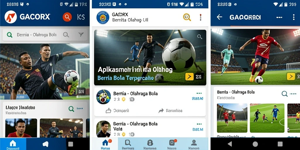 Tampilan antarmuka GACORX yang modern dan informatif.