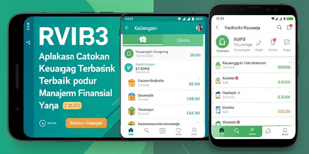Tampilan antarmuka yang user-friendly dari RVIP3 untuk catatan keuangan.