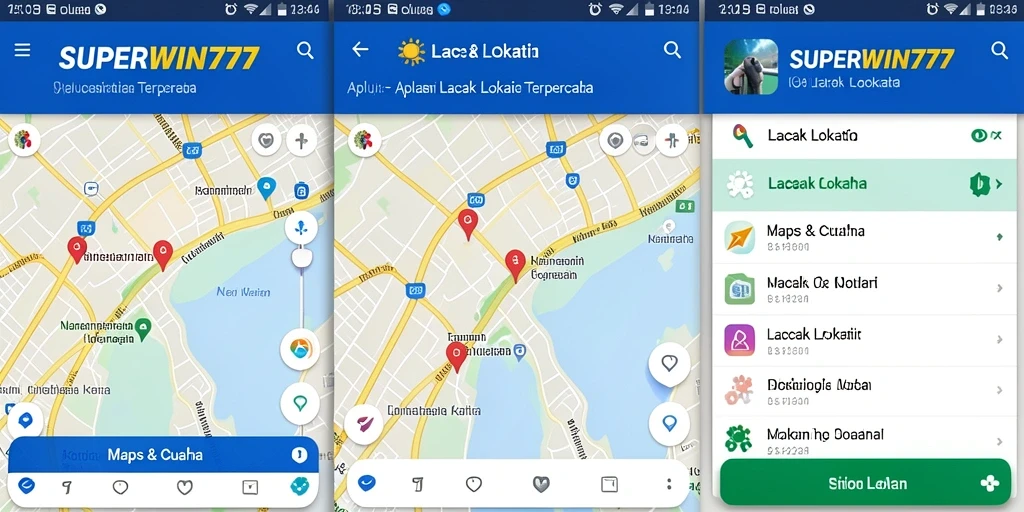 Tampilan antarmuka SUPERWIN777 menampilkan peta dengan lokasi yang jelas dan mudah dipahami.